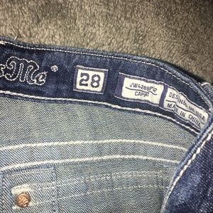 Miss me cropped jeans.